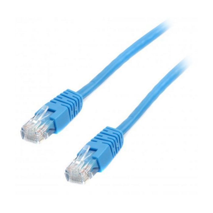 Патч-корд 0.25м UTP cat 6 CCA blue Cablexpert (PP6U-0.25M/B)