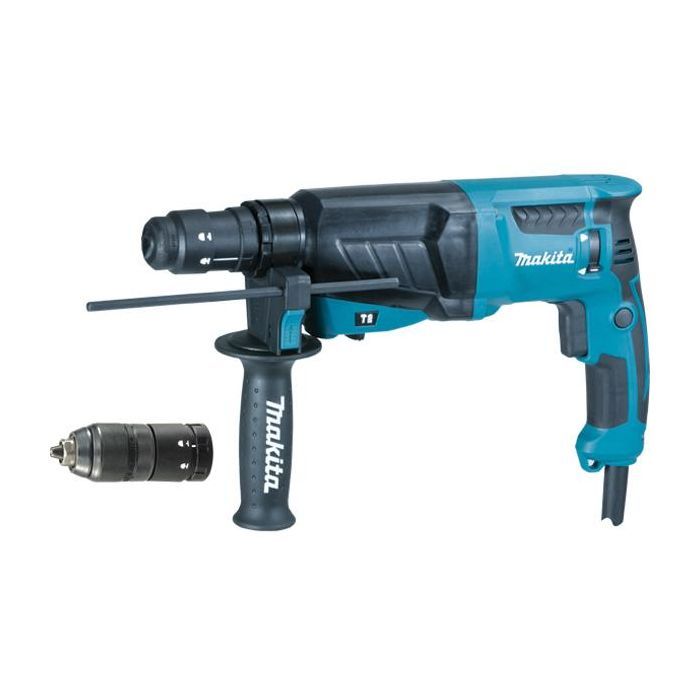 Перфоратор Makita HR2630T, SDS-Plus 26мм со сменным патроном, 800Вт, 2,4Дж (HR2630T)