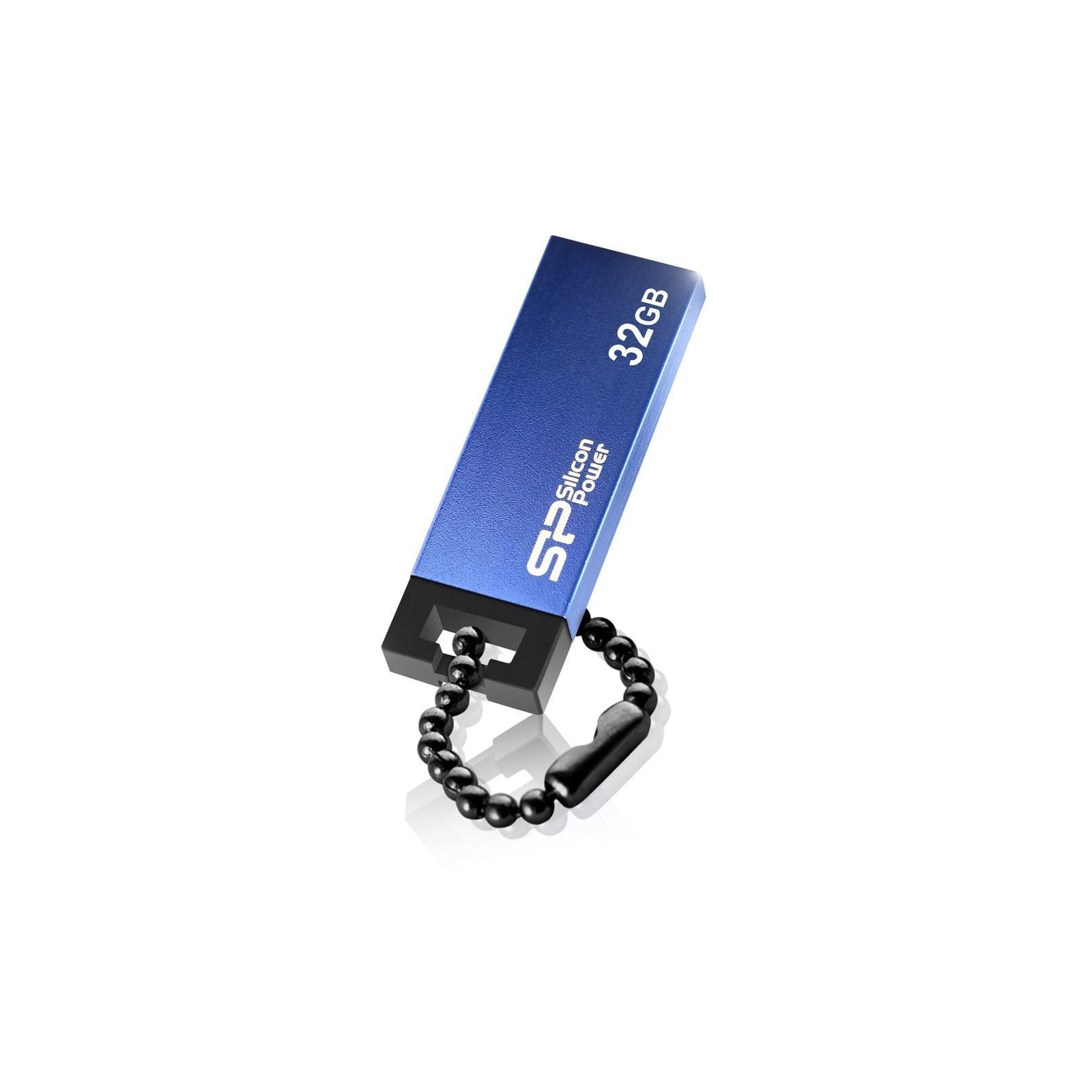 USB флеш накопитель Silicon Power 32GB 835 Blue USB 2.0 (SP032GBUF2835V1B) изображение 4