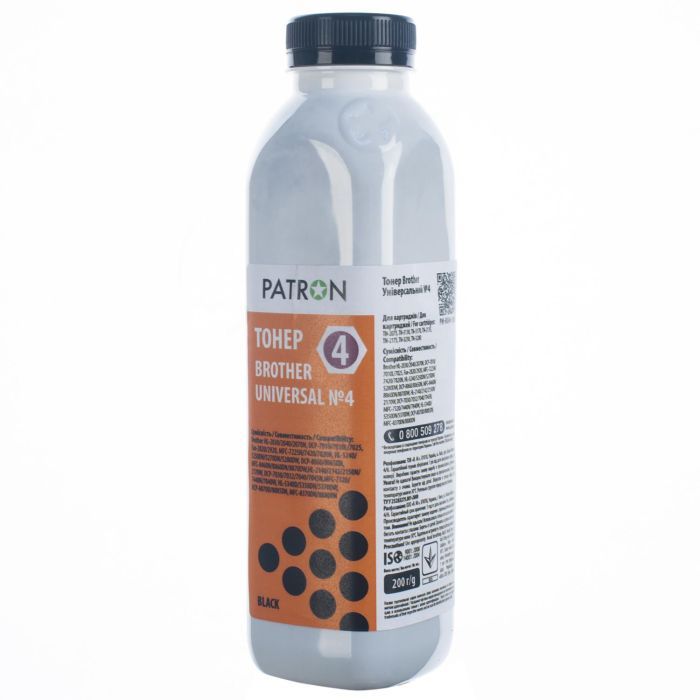 Тонер Brother Universal №4 100г Patron (PN-BU4-100) изображение 2
