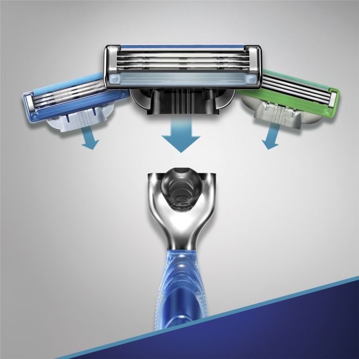 Бритва Gillette Mach3 Start с 3 сменными картриджами (7702018464005) изображение 6