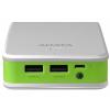 Батарея универсальная ADATA P16750 16750mAh White-Green (AP16750-5V-CWHGN) изображение 4