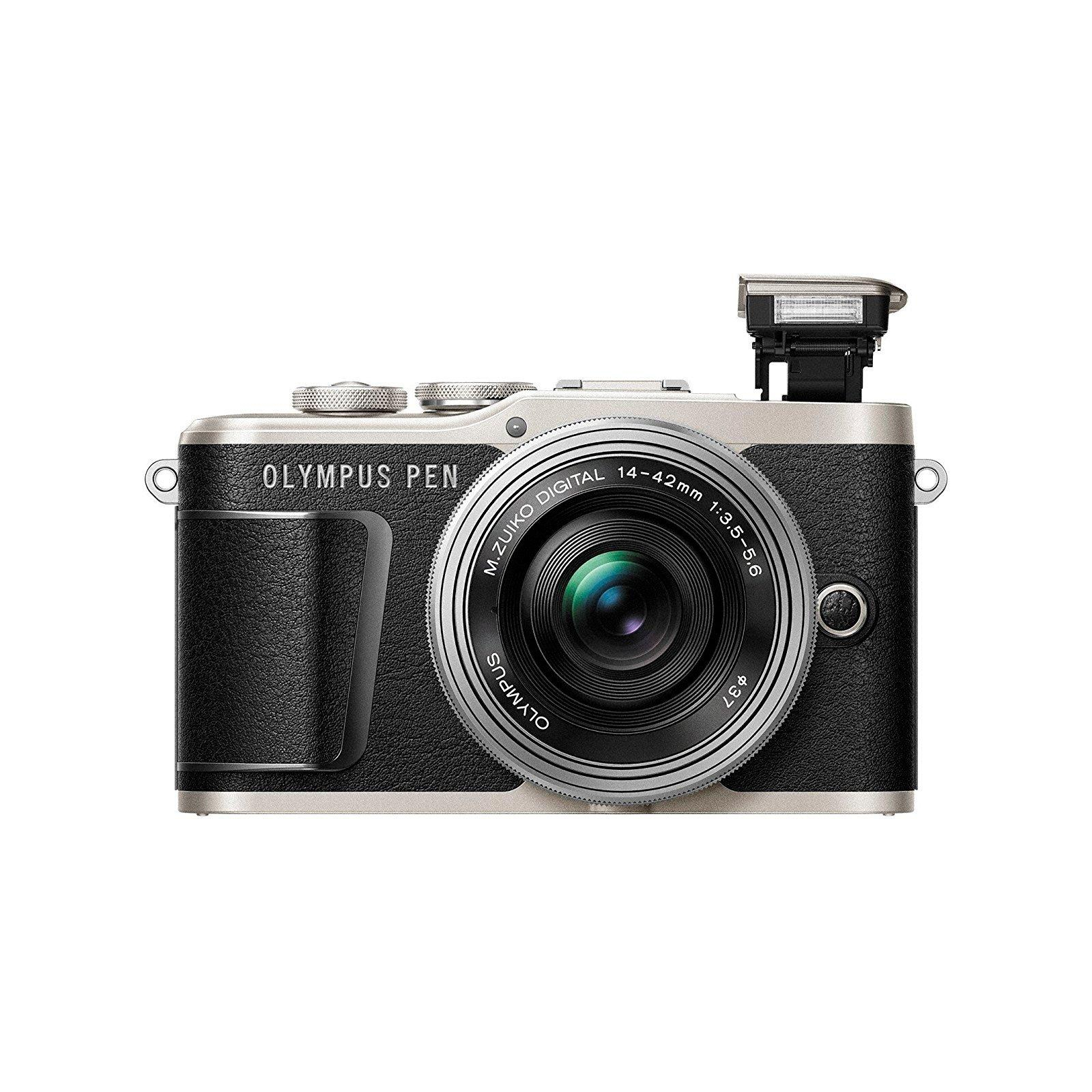 Цифровий фотоапарат Olympus E-PL9 14-42 mm Pancake Zoom Kit black/silver (V205092BE000) зображення 4
