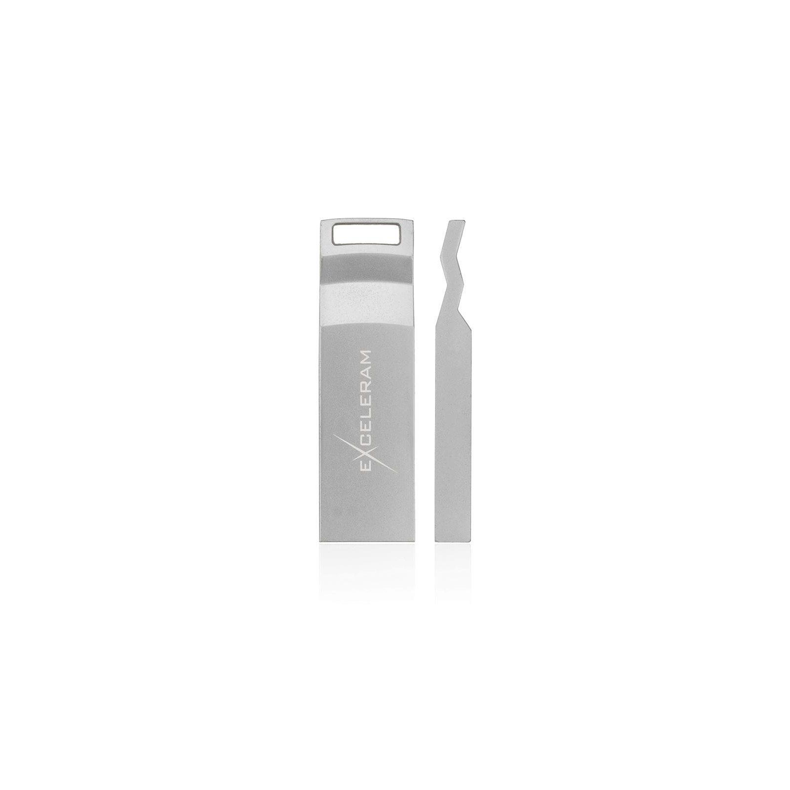 USB флеш накопитель eXceleram 64GB U2 Series Silver USB 3.1 Gen 1 (EXP2U3U2S64) изображение 4
