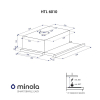 Витяжка кухонна Minola HTL 6010 FULL INOX 430 зображення 7