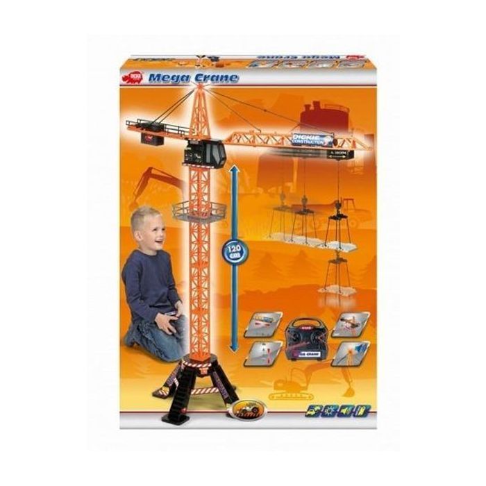 Спецтехніка Dickie Toys Мега кран на д/у 120 см, 3+ (3462412) зображення 2