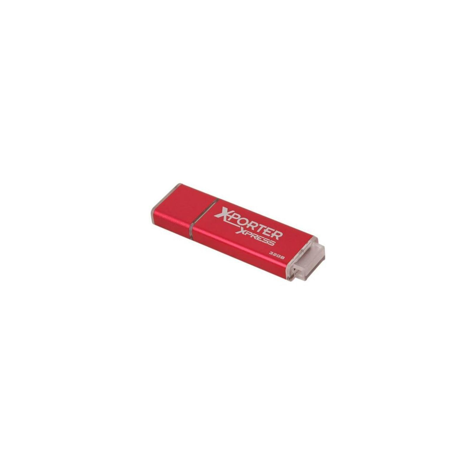 USB флеш накопичувач Patriot 32GB Xporter Xpress Red Aluminium USB 2.0 (PSF32GXPXUSB) зображення 2