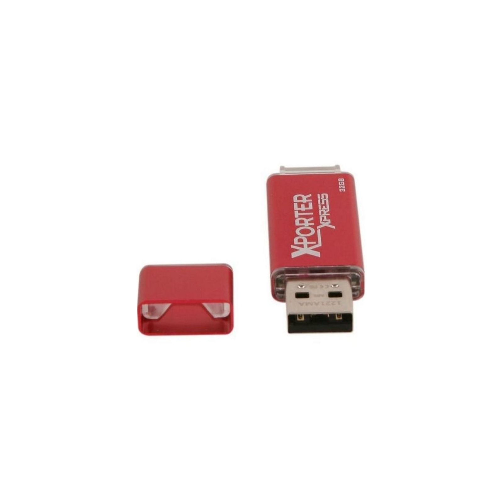 USB флеш накопитель Patriot 32GB Xporter Xpress Red Aluminium USB 2.0 (PSF32GXPXUSB) изображение 4