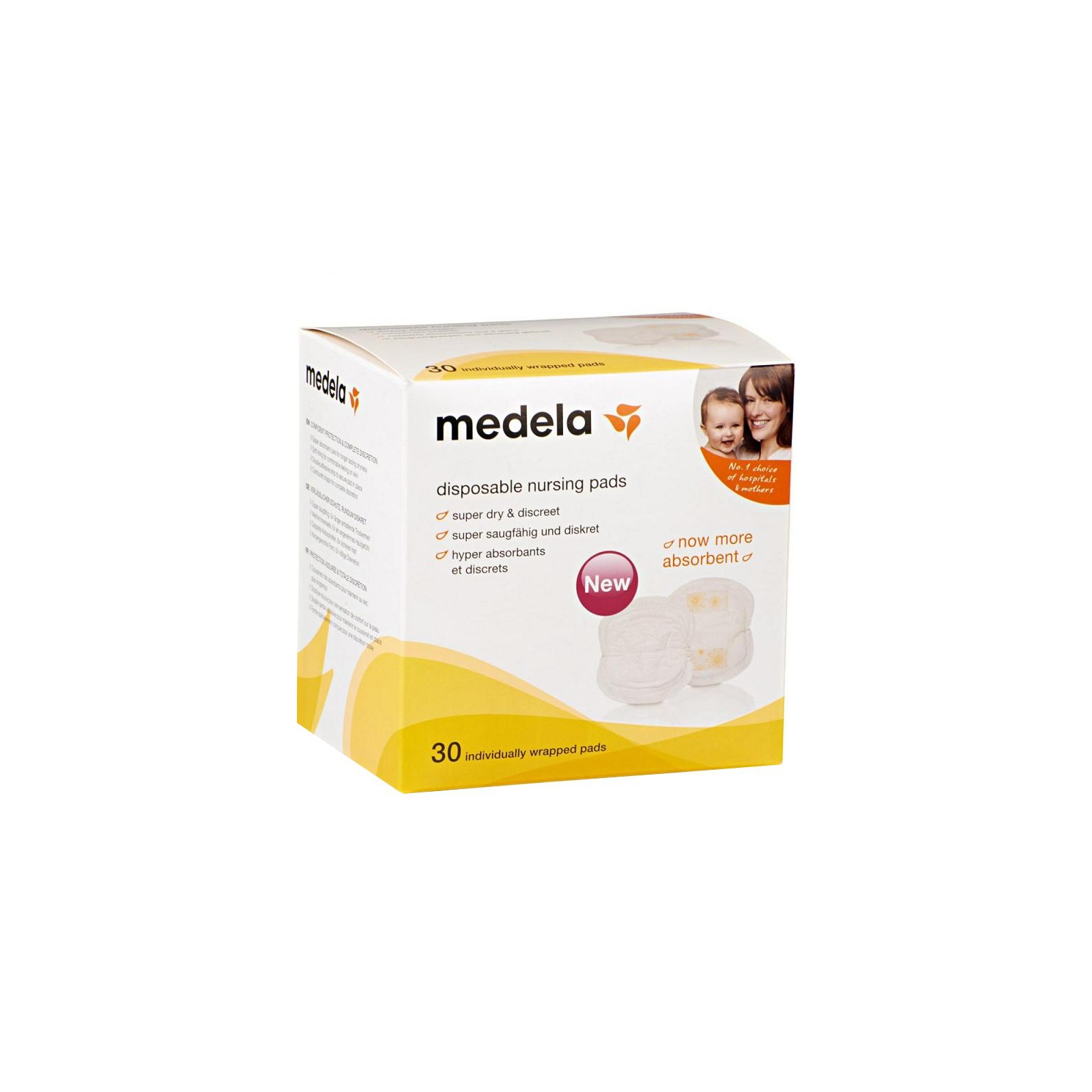 Вкладиш для бюстгальтера Medela Disposable Nursing Pads 30 шт (008.0320)