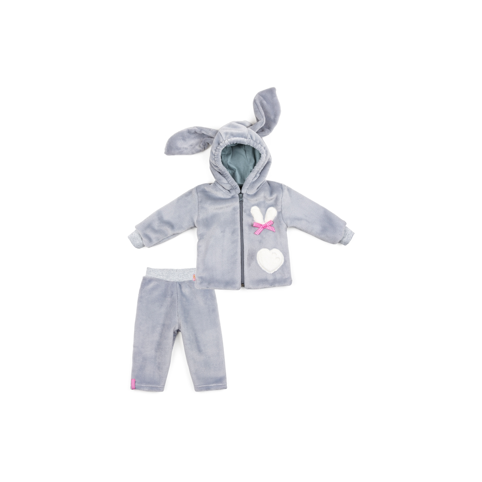 Набір дитячого одягу KAYandGERDA Зайка (2059-68G-gray)
