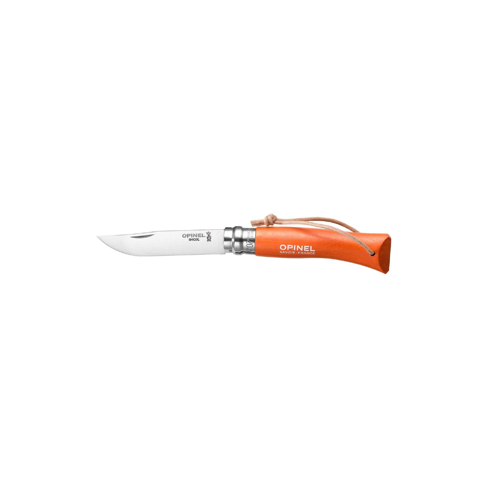 Нож Opinel №7 Inox VRI Trekking оранжевый, без упаковки (002208)