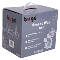 Рюкзак-переноска Bugs Хипсит 5 в 1 Smart Way Хаки (6901319184921) изображение 4