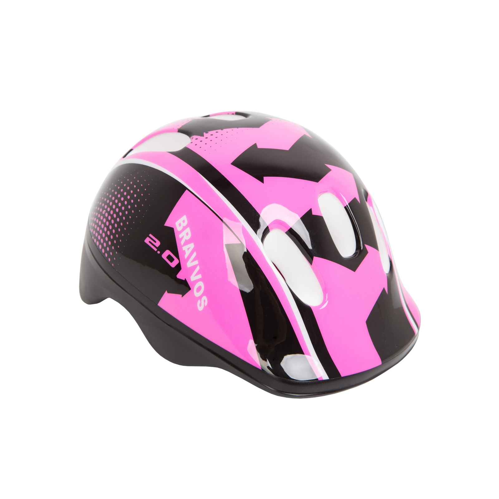Шлем Velotrade HEL104 черно-розовый детский (HEAD-005)