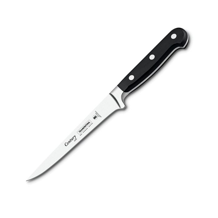 Кухонный нож Tramontina Century филейный 153 мм, инд. упаковка Black (24023/106)
