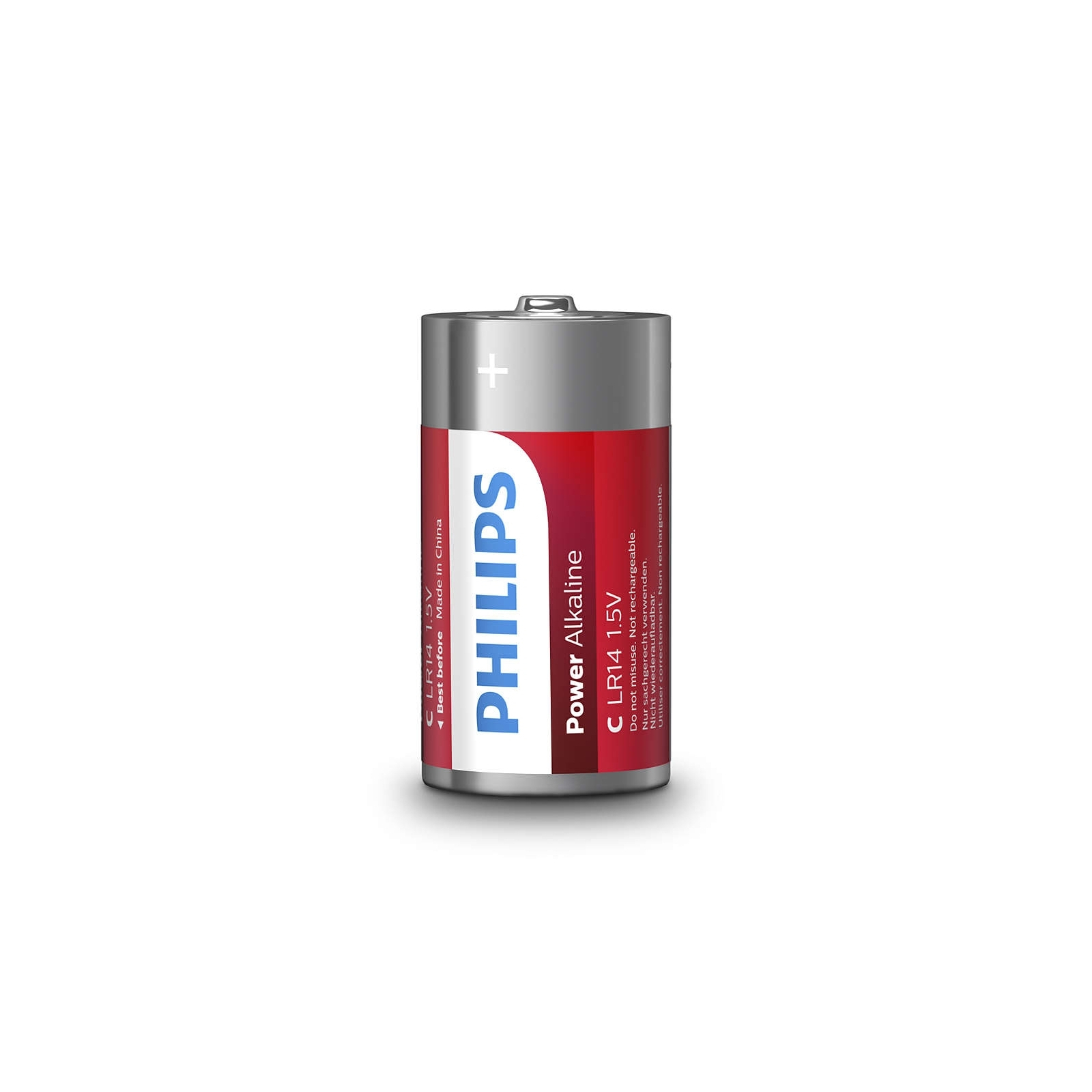 Батарейка Philips C LR14 Power Alkaline * 2 (LR14P2B/10) изображение 2