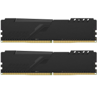 Модуль памяти для компьютера DDR4 32GB (2x16GB) 2666 MHz HyperX FURY Black Kingston Fury (ex.HyperX) (HX426C16FB3K2/32) изображение 4