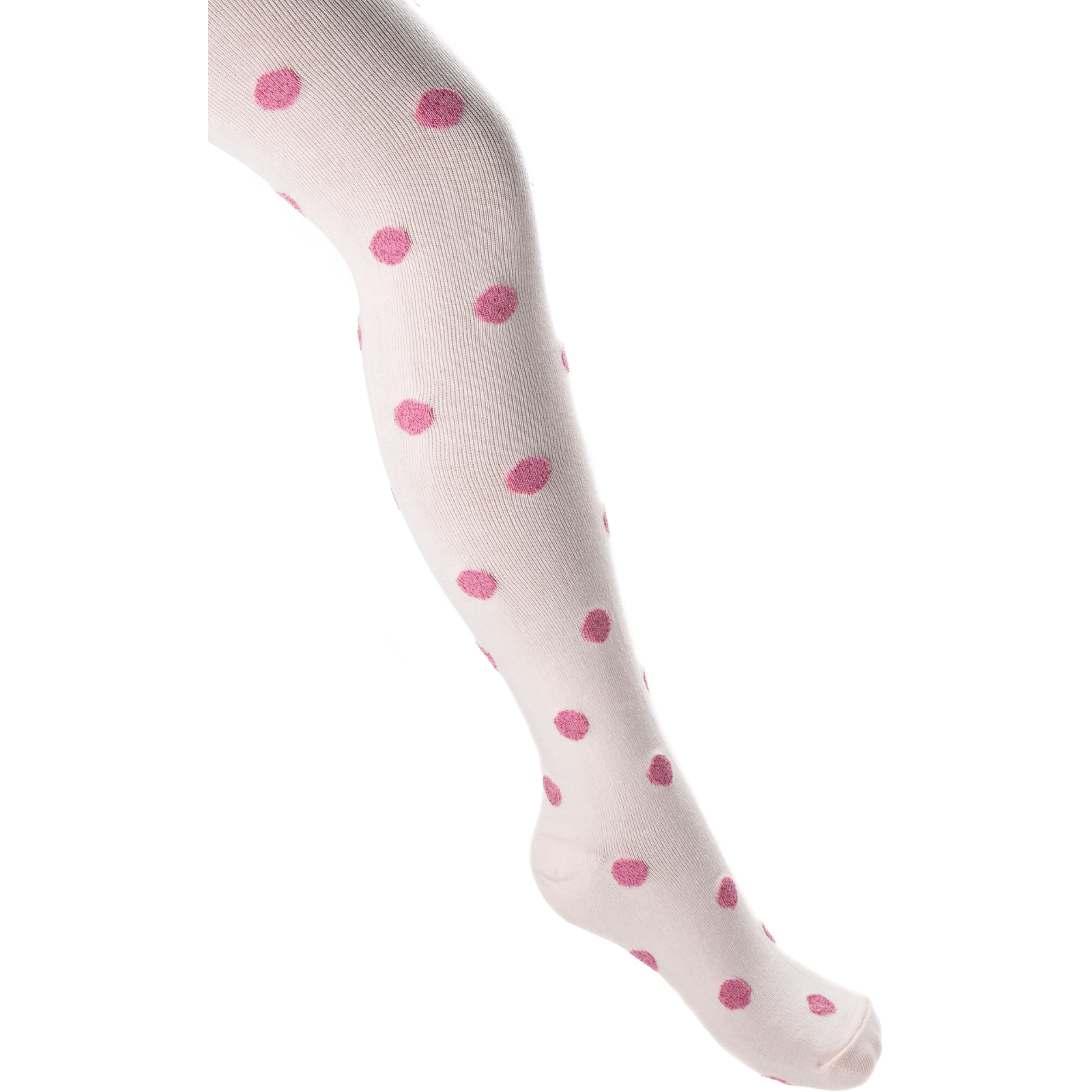 Колготки UCS Socks в горошок з люрексу (M0C0301-2051-7G-pink)