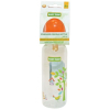 Бутылочка для кормления Baby Team с латексной соской, 250 мл 0+ оранж (1310_оранжевый)
