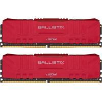 Модуль памяти для компьютера DDR4 16GB (2x8GB) 3200 MHz Ballistix Red Micron (BL2K8G32C16U4R)