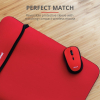 Чехол для ноутбука Trust 15.6" Yvo Mouse & Sleeve Red + mouse (23455) изображение 10