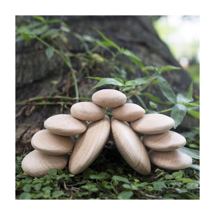 Игровой набор Guidecraft Набор блоков Natural Play Деревянный булыжник (G6771) изображение 6