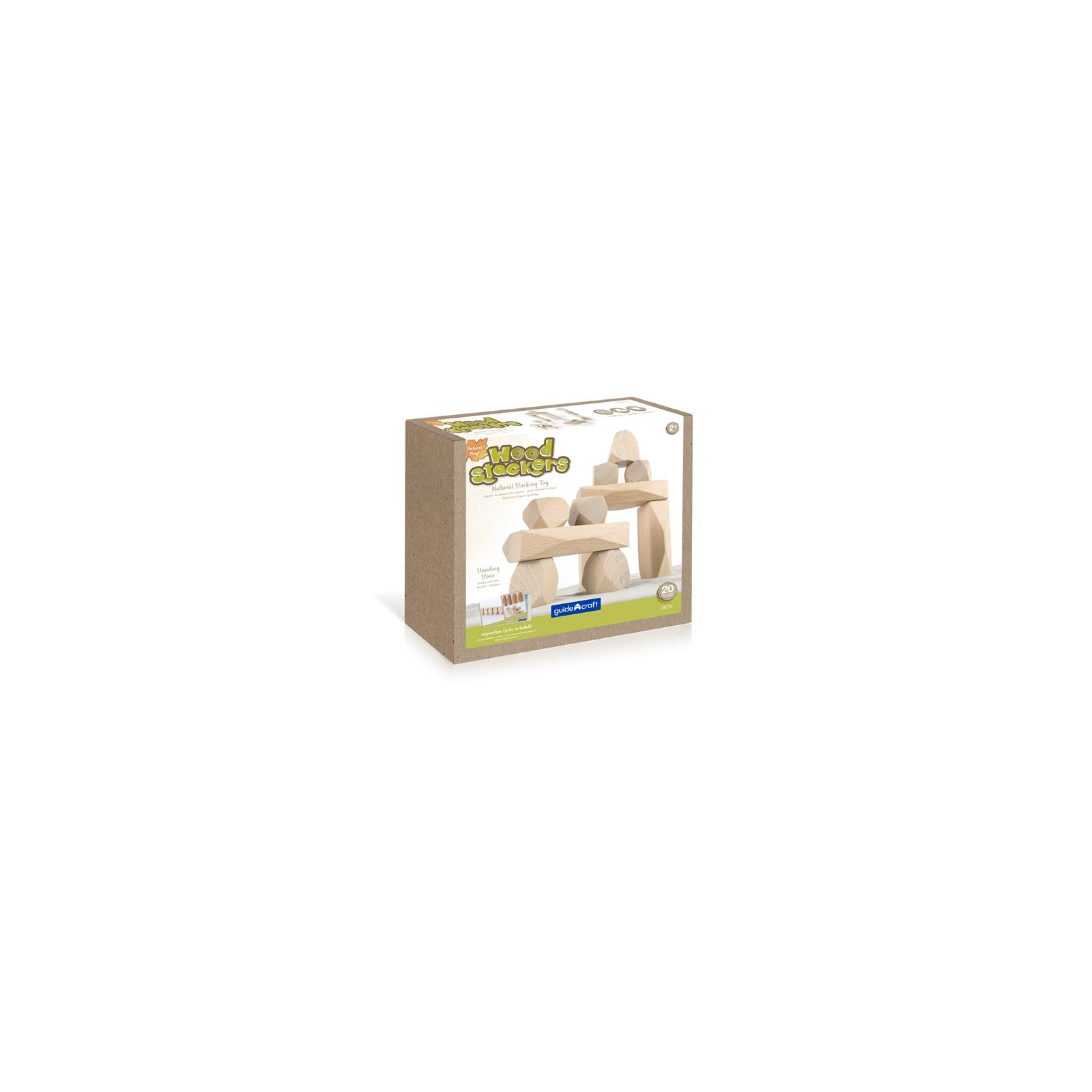 Игровой набор Guidecraft Набор блоков Natural Play Деревянный булыжник (G6771) изображение 9