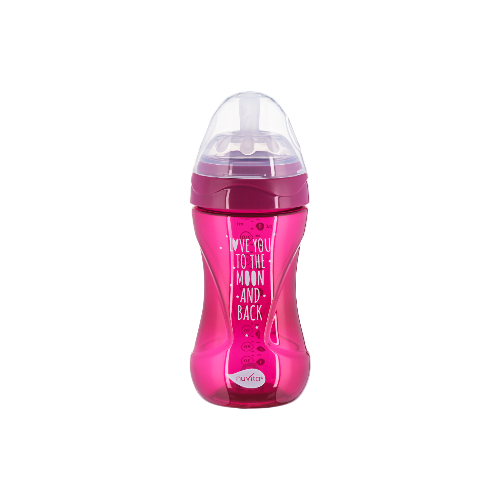 Бутылочка для кормления Nuvita Mimic Cool 250 мл розовая (NV6032PINK)