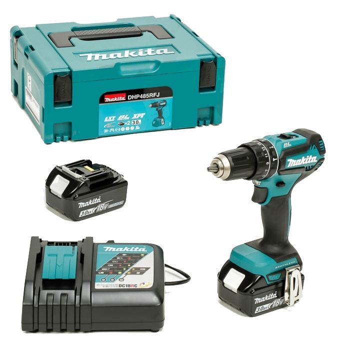 Шуруповерт Makita DHP485RFJ изображение 2