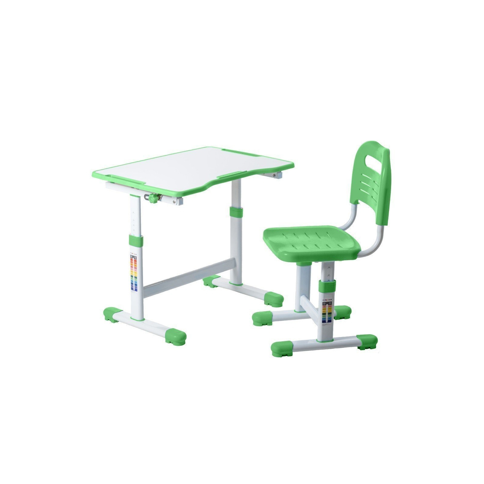 Парта со стулом FunDesk Sole II Green (221901)