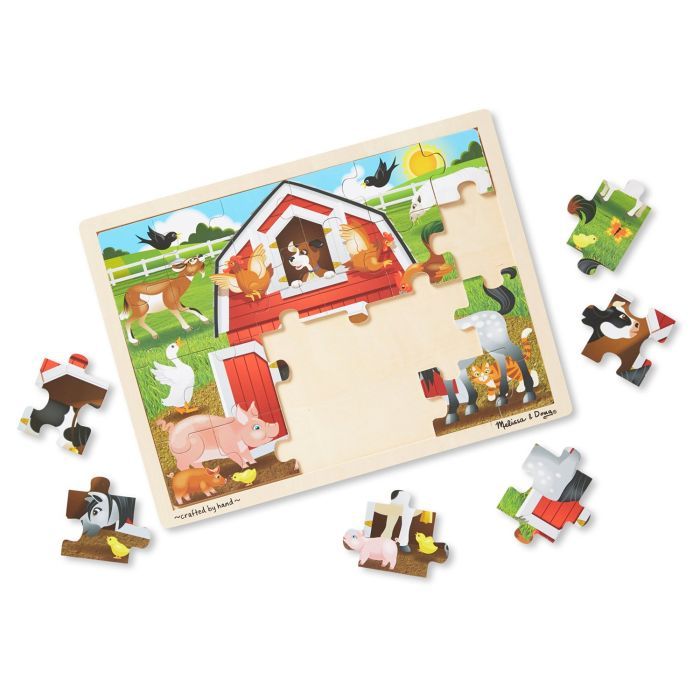 Пазл Melissa&Doug в рамке Ферма, 24 элемента (MD19061) изображение 2