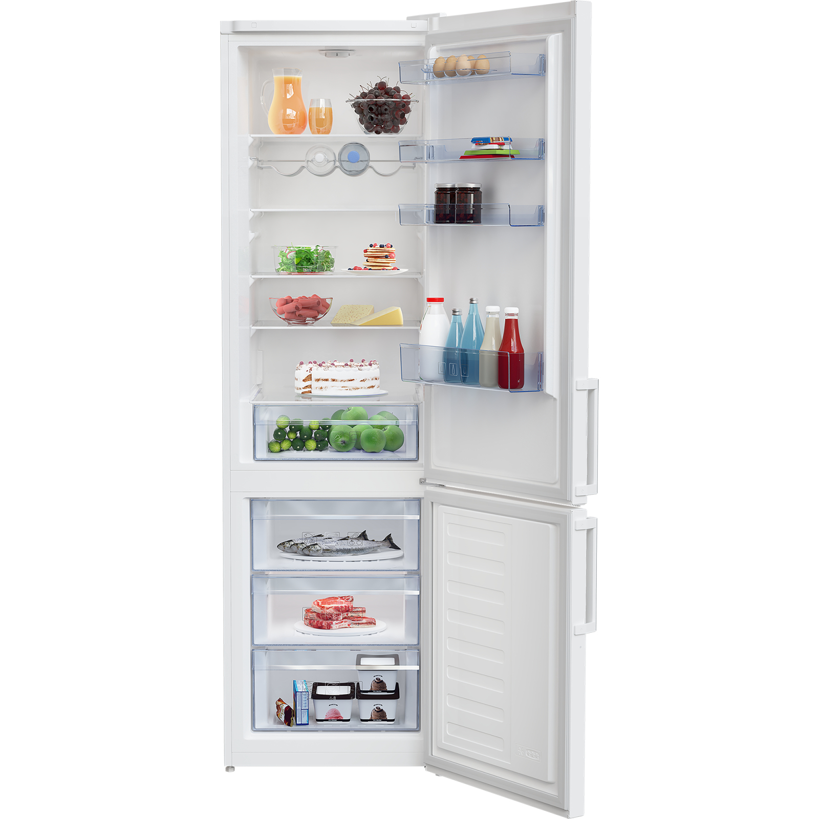 Холодильник Beko RCSA406K31W изображение 3