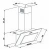 Витяжка кухонна Eleyus VERTICAL 1000 60 WH зображення 12