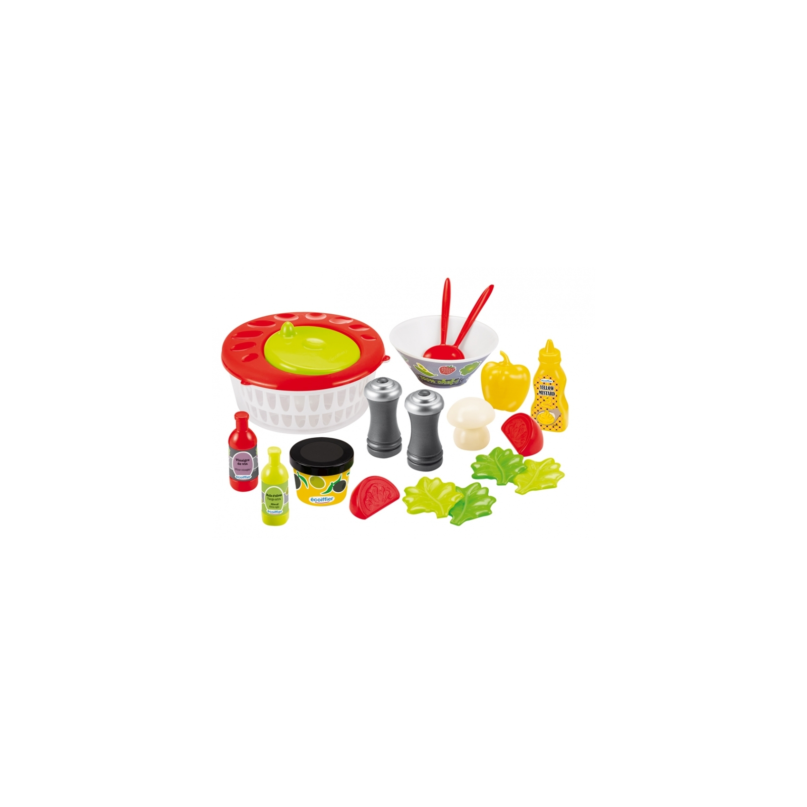 Ігровий набір Ecoiffier Салат від Шеф-кухаря, 21 аксес (002579)
