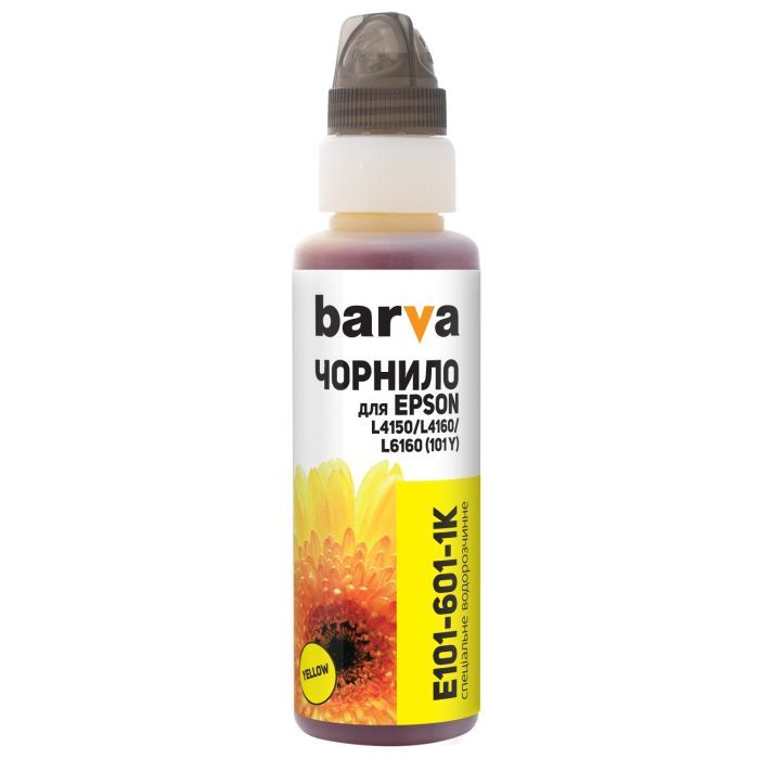 Чернила Barva EPSON L4150/L4160 (101) BLACK Pigm. 100 мл OneKey (E101-558-1K)