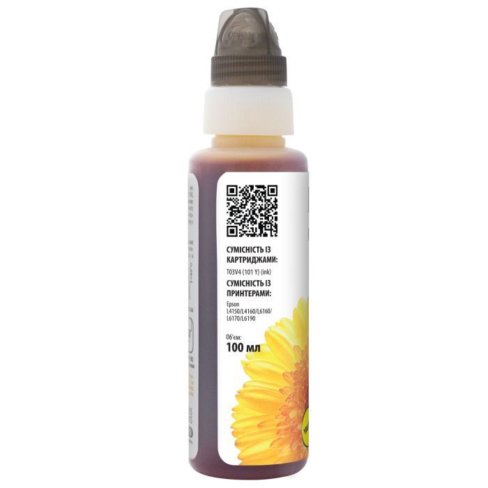 Чернила Barva EPSON L4150/L4160 (101) BLACK Pigm. 100 мл OneKey (E101-558-1K) изображение 2