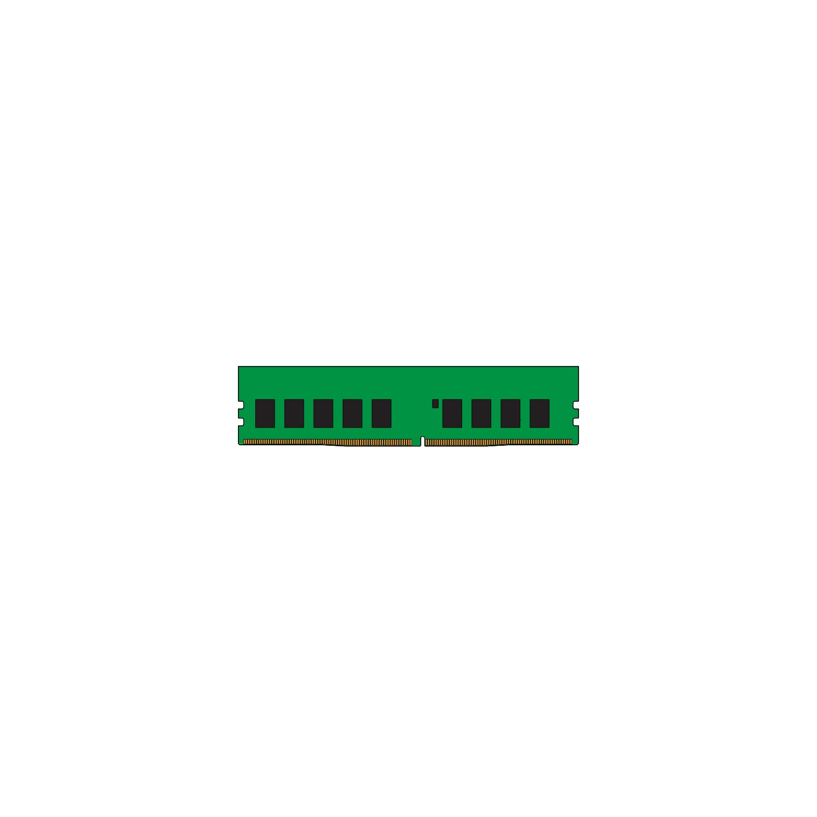 Модуль пам'яті для сервера DDR4 32GB ECC UDIMM 2933MHz 2Rx8 1.2V CL21 Kingston (KSM29ED8/32ME)