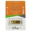 USB флеш накопитель T&G 64GB 117 Metal Series Gold USB 2.0 (TG117GD-64G)