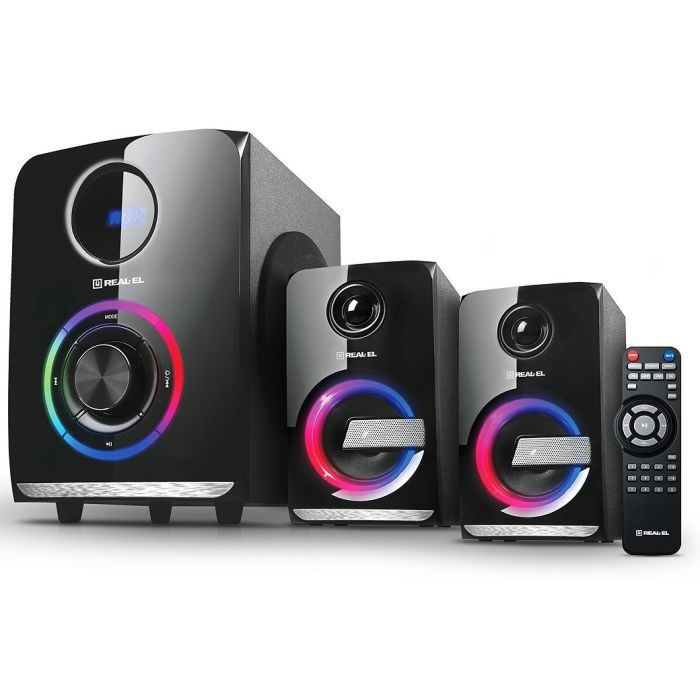 Акустична система REAL-EL M-580 Black зображення 2