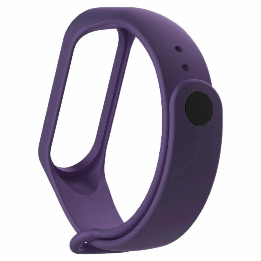 Ремешок для фитнес браслета BeCover Silicone для Xiaomi Mi Band 3/4 Purple (704129) изображение 2