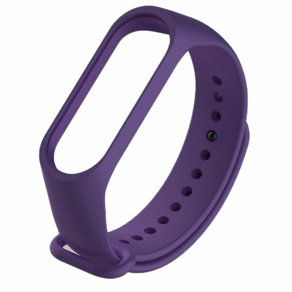 Ремешок для фитнес браслета BeCover Silicone для Xiaomi Mi Band 3/4 Purple (704129) изображение 3