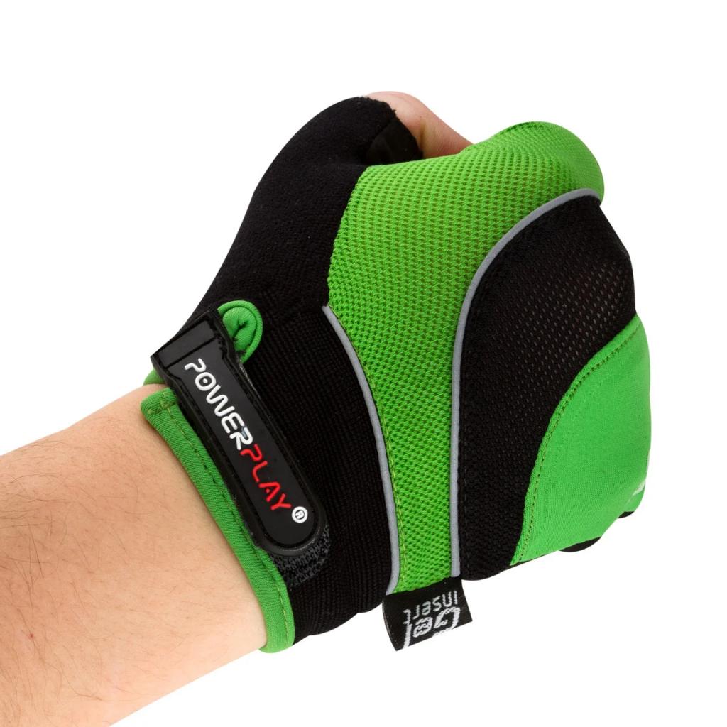 Велоперчатки PowerPlay 5015 Green M (5015B_M_Green) изображение 3