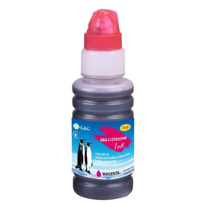 Чернила G&G Epson L4150/L4160 magenta, контейнер 70мл (G&G-C13T03V34A)
