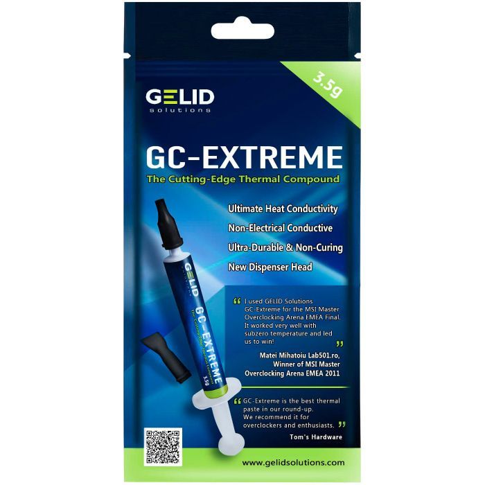 Термопаста Gelid Solutions GC-Extreme 3.5g (TC-GC-03-A) изображение 2
