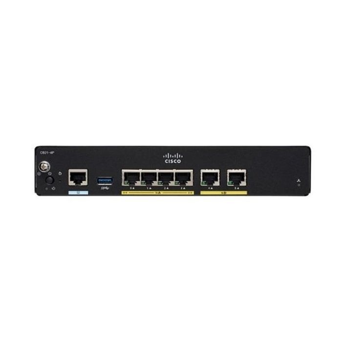 Маршрутизатор Cisco C921-4P изображение 3