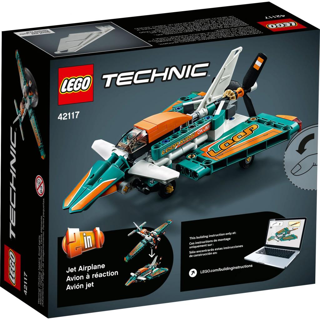Конструктор LEGO Technic Спортивний літак 154 деталі (42117) зображення 6