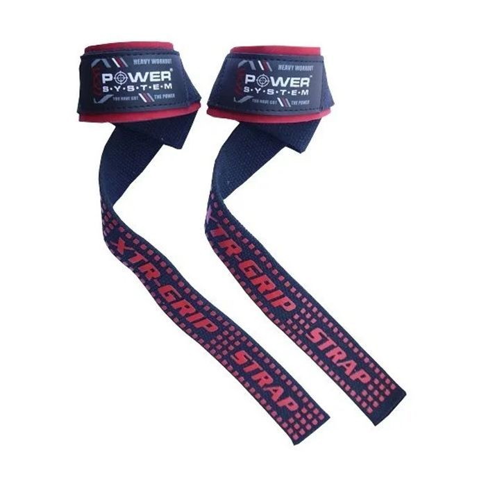 Кистьові лямки Power System XTR-Grip Straps Black/Red (PS-3430_Black-Red)
