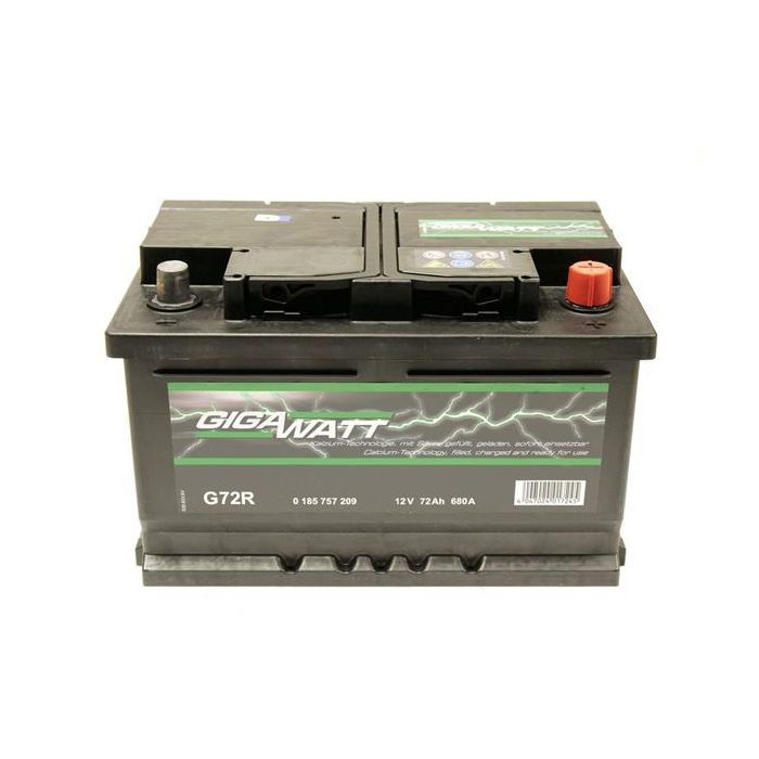Аккумулятор автомобильный GigaWatt 72А (0185757209)