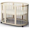 Кроватка Ingvart SMART BED OVAL сл. кость (1601015)
