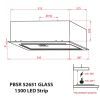 Вытяжка кухонная Weilor PBSR 52651 GLASS BL 1300 LED Strip изображение 12