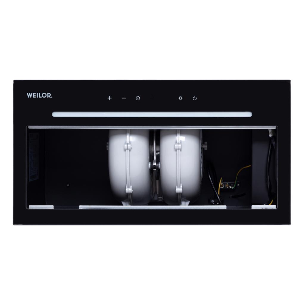 Вытяжка кухонная Weilor PBSR 52651 GLASS WH 1300 LED Strip изображение 5
